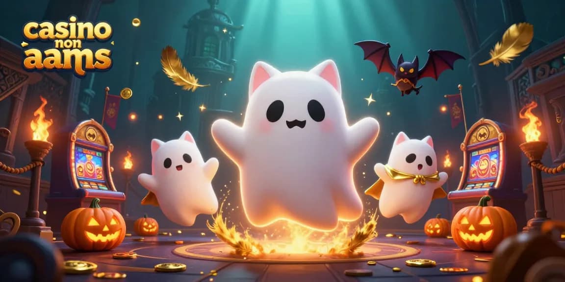 Gioca in un casinò non AAMS con un gatto fantasma e un pipistrello in un'atmosfera spettrale.