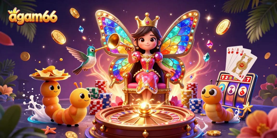 Experience thrilling gameplay at agam66 with vibrant characters and rich casino elements.