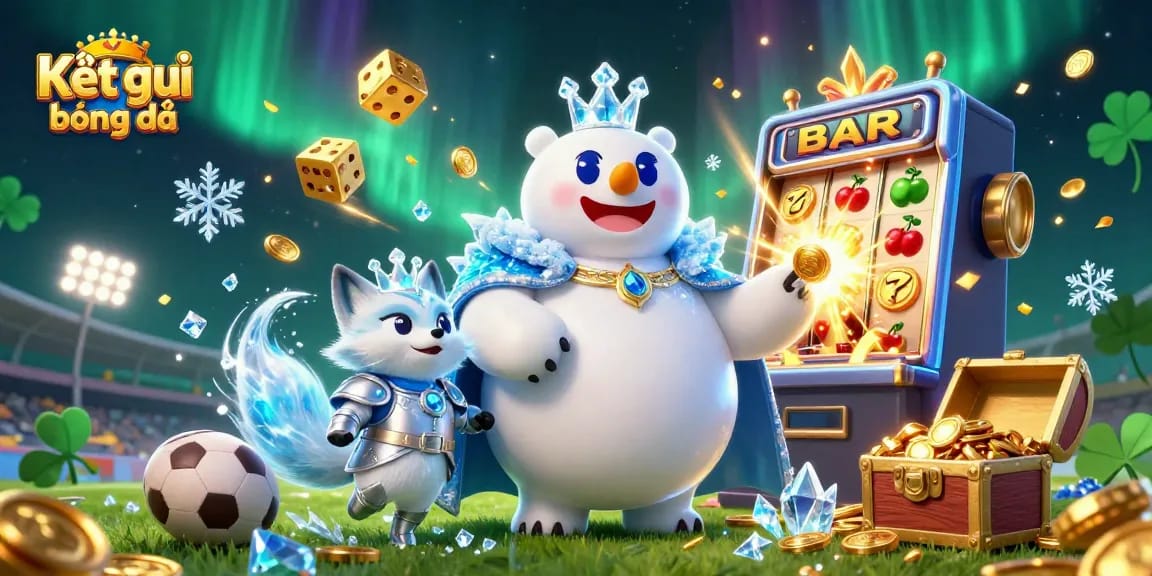 Experience Kết quả bóng đá with a vibrant scene reflecting soccer excitement and jackpot thrills.