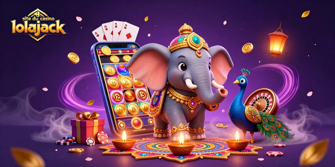 Jouez sur le site du casino lolajack avec des machines à sous colorées et une ambiance festive.