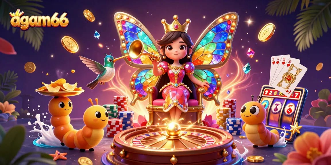 Experience thrilling gameplay at agam66 with vibrant characters and rich casino elements.