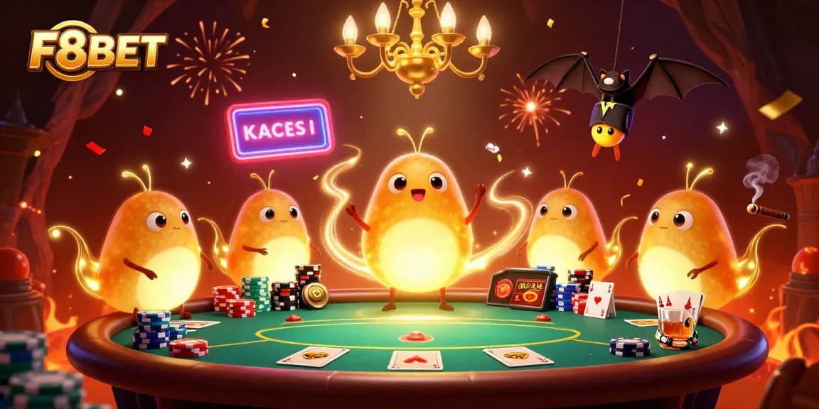 Join the action at F8BET casino where glowworms light up games, enhancing thrilling poker moments.