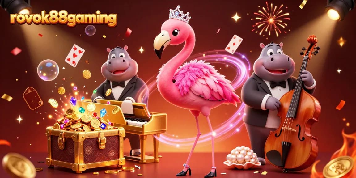 Experience winning strategies with rokok88gaming's dynamic casino-themed 3D illustration.