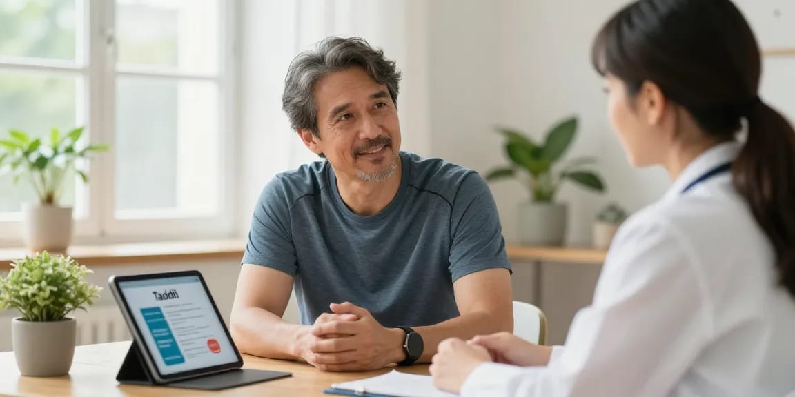 Tadalafil consultations for erectile health improvement in a warm home setting