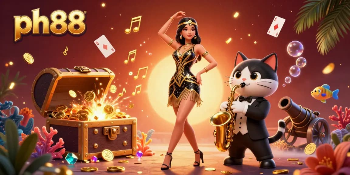 Experience thrilling gameplay at ph88 with an enchanting dance atmosphere amidst vibrant casino elements.