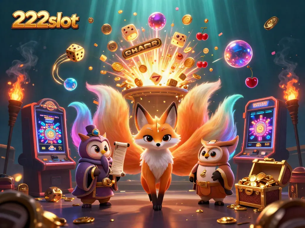 Permainan seru di 222slot dengan pemasangan slot dan simbol jackpot yang meledak.