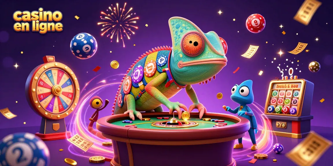 Accédez à un monde palpitant de jeux dans un casino en ligne coloré et vibrant.