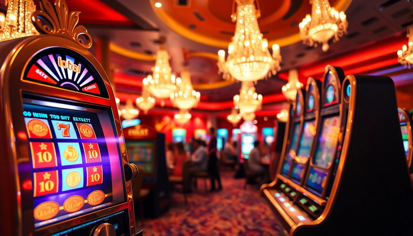 Experience the thrill of rekomendasi situs slot in a vibrant casino atmosphere filled with excitement.