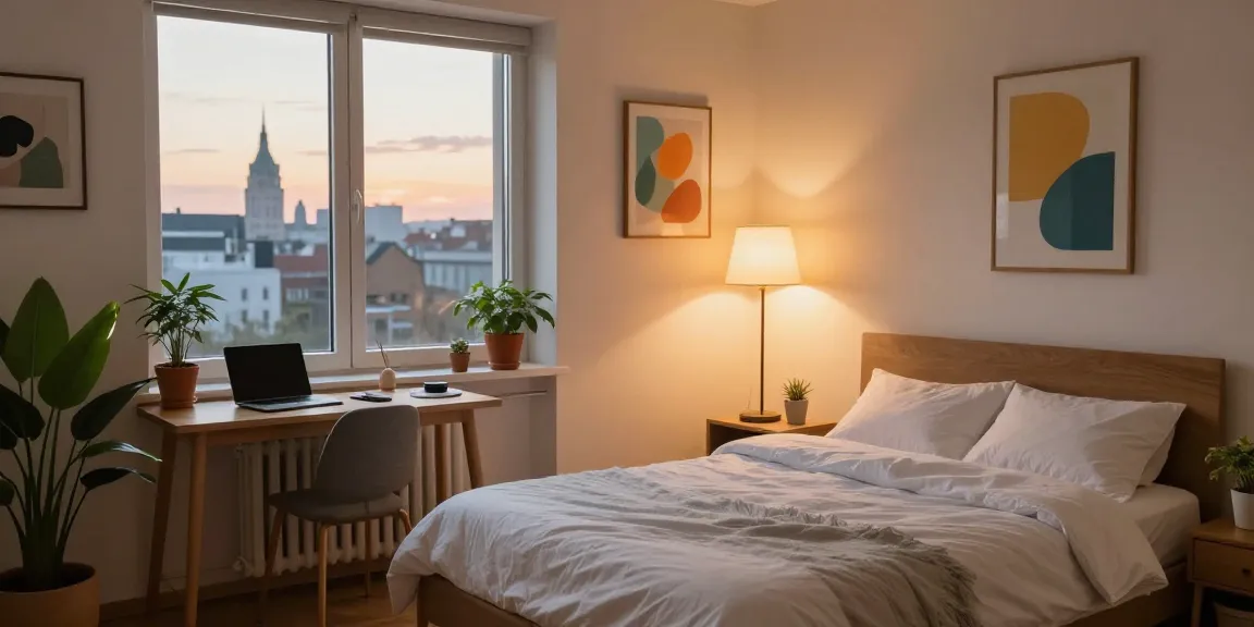 Gemütliches Ambiente eines Monteurzimmers in Hannover, ideal zum Monteurzimmer mieten in Hannover. Komfortabel und einladend.