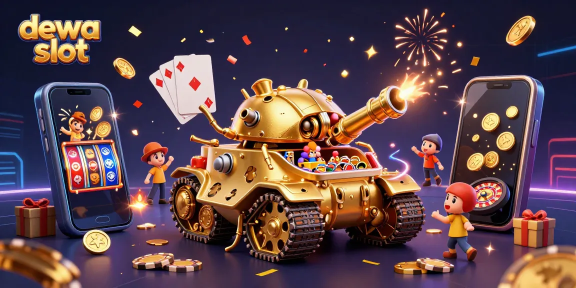 Memutar slot dengan dewa slot di dunia kasino mini yang ceria dan berwarna-warni.