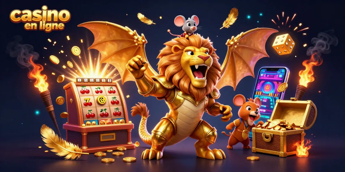 Jouer sur casino en ligne avec les machines à sous et des gains éclatants.