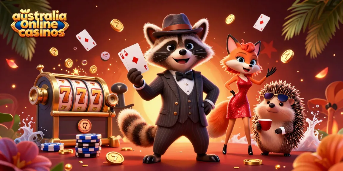 Experience thrilling gameplay at australia online casinos with vibrant characters and poker elements.