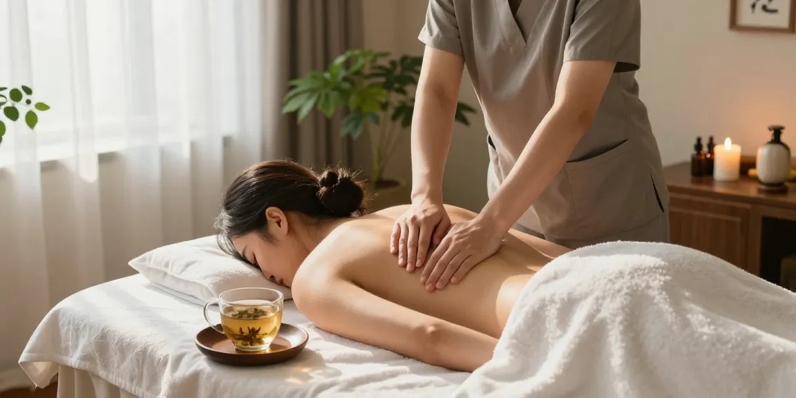 Experience 서울출장안마 with a calming massage at a Seoul spa, featuring serene decor and therapeutic ambiance.