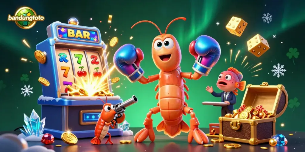 Experience thrilling play at bandungtoto with dynamic 3D casino elements and vibrant characters showcasing exciting jackpots.