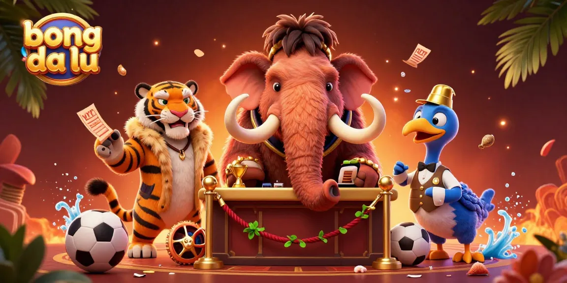Check out the dynamic scene at bong da lu showcasing sports betting excitement with colorful betting elements.