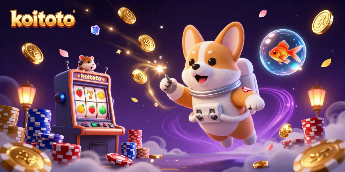 Menghadirkan pengalaman bermain baru, koitoto adalah kasino dengan corgi astronaut dan elemen permainan yang megah.