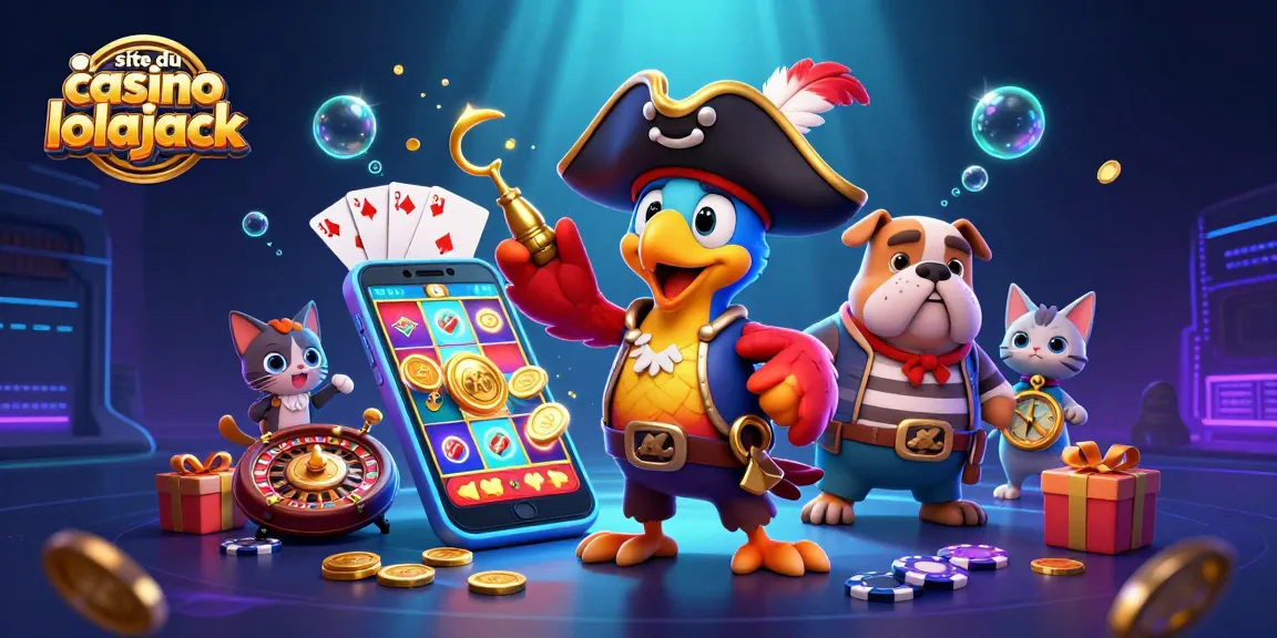 Experience the excitement of the site du casino lolajack with vibrant characters and dynamic casino elements.